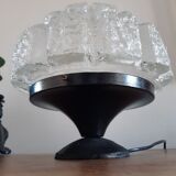 Moulded glass lamp