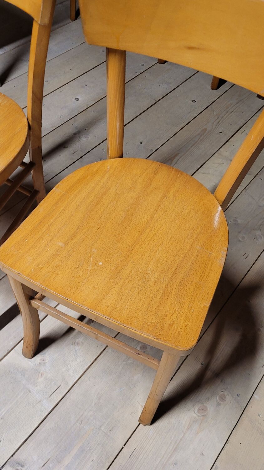 Pair of old bistro chairs, 1950s