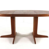 Round extendable dining table 2x 'Ulfborg' by VV Møbler Spøttrup - Danish