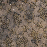 Narrow brown vintage runner 247x70cm