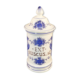 Pot a pharmacy - ext- ruscus. ac in faience of st clement
