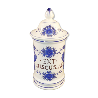 Pot a pharmacy - ext- ruscus. ac in faience of st clement