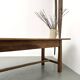 French farmhouse table in solid walnut, circa 1920