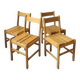 4 chaises vintage