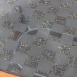 Italian Glass-Wood and Metal Dining Table - Italian Design Dinner Table - 8