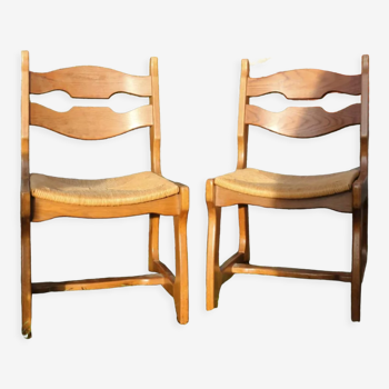 Set of 2 Guillerme and Chambon chairs