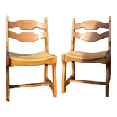 Set of 2 Guillerme and Chambon chairs