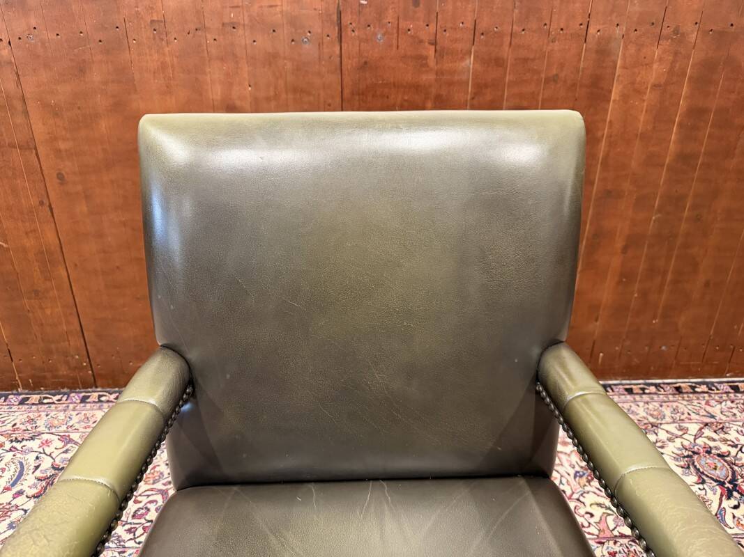 Set of Classic English Chesterfield Desk Chairs