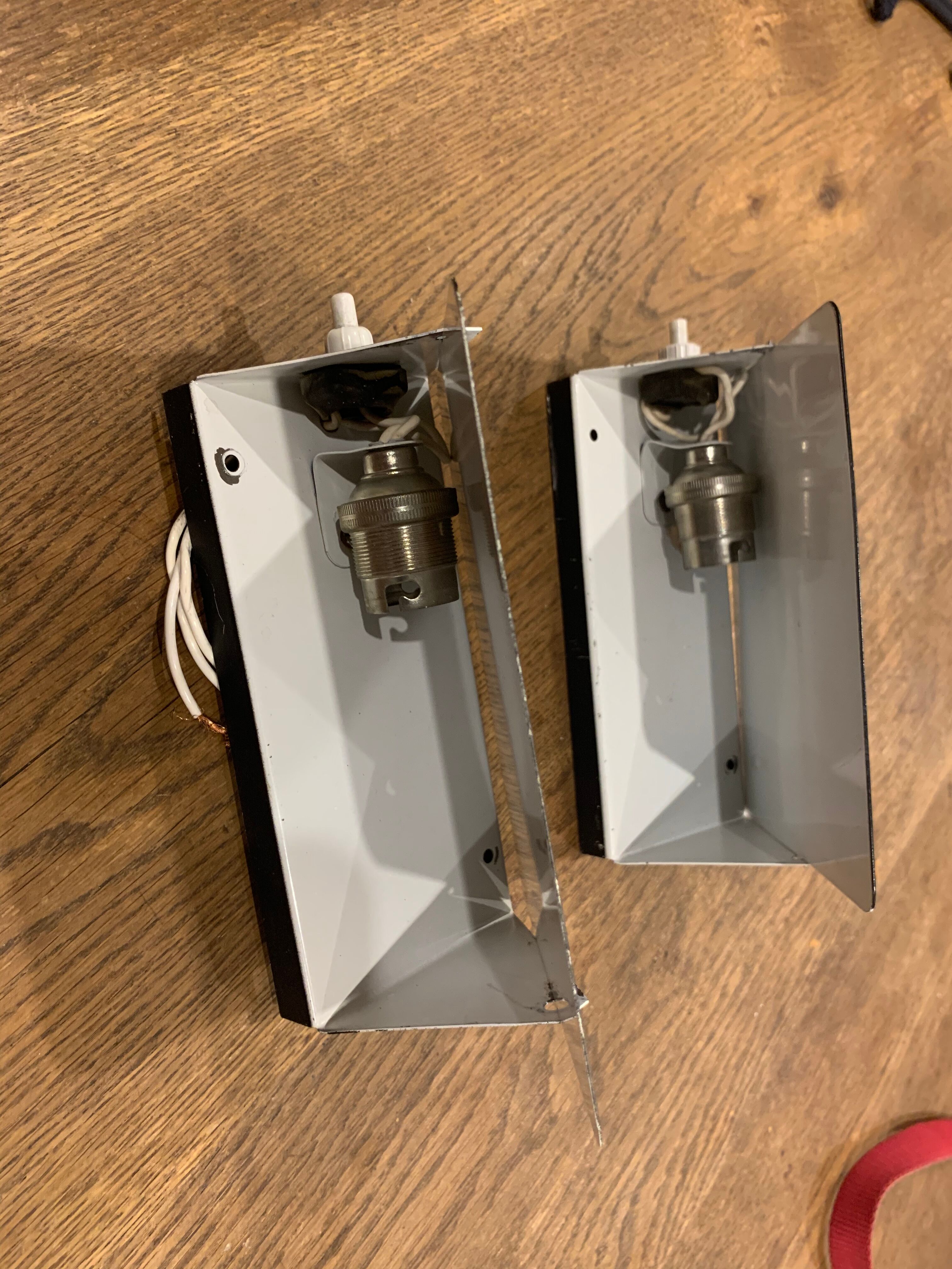 Pair CP1 wall lamps by Charlotte Perriand for Steph Simon