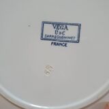 Lot de 7 assiettes à dessert u&c faïencerie sarregemines modèle vega