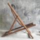 Vintage teak children's chaise longue
