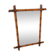 Vintage bamboo mirror 75 x 100 cm