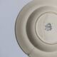 Hollow decorative plate Choisy-le-Roi black flowers and border