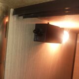Vintage TV bar cabinet on casters