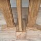 Small entrance bench in solid oak