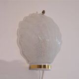 Applique scandinave en verre 1970