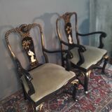 Pair of Chinese armchairs