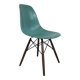 Eames Herman Miller DSW side chair in turquoise