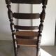 Chaise haute époque paillée