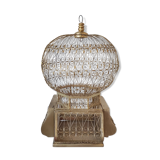 Large golden bird cage