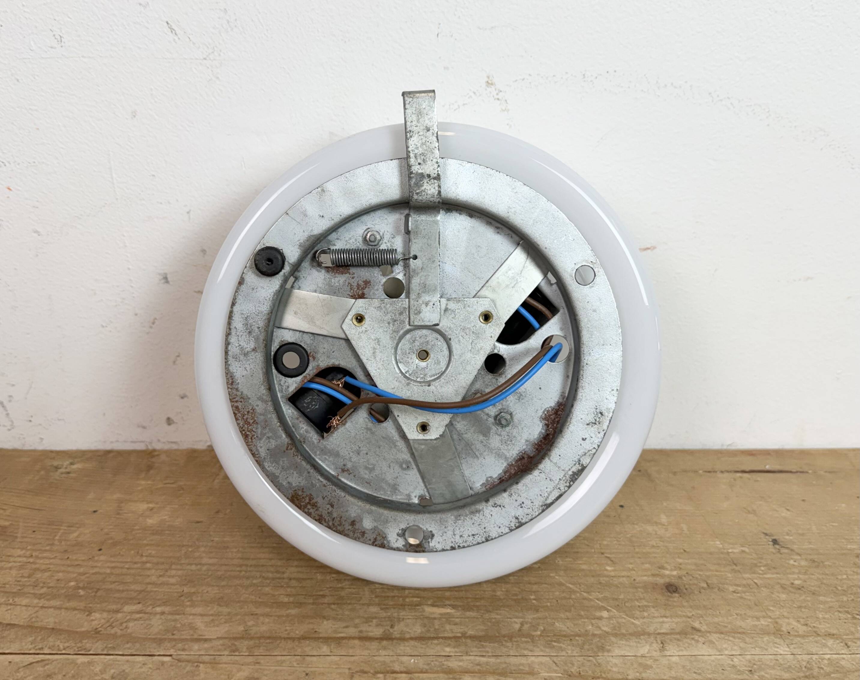 Vintage Wall Light with Milk Glass, 1960s