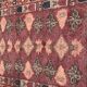 Afghan Turkmen rug handmade 115x136cm