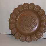 red copper tray