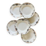 6 assiettes anciennes