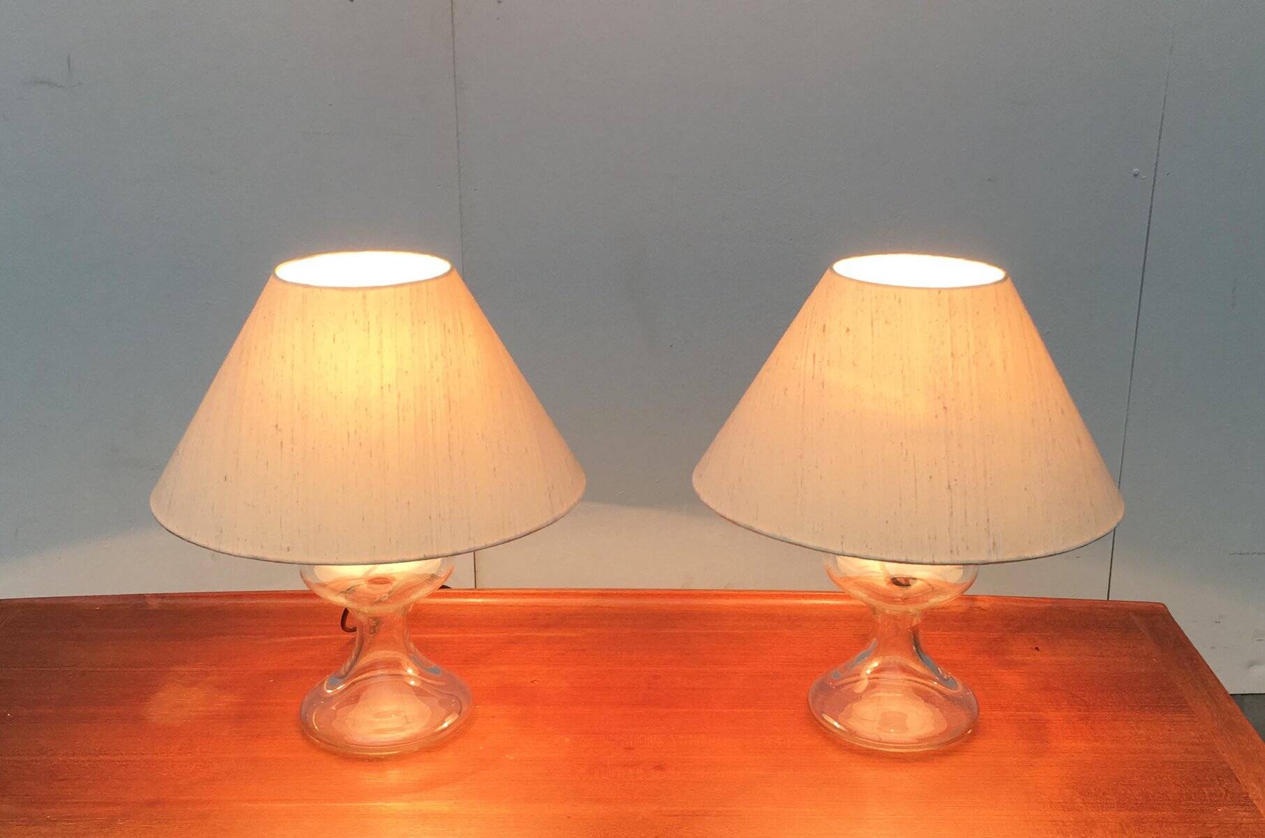 Mid-Century German table lamps ML 1 by Ingo Maurer for M Design, 1960s, set of 2