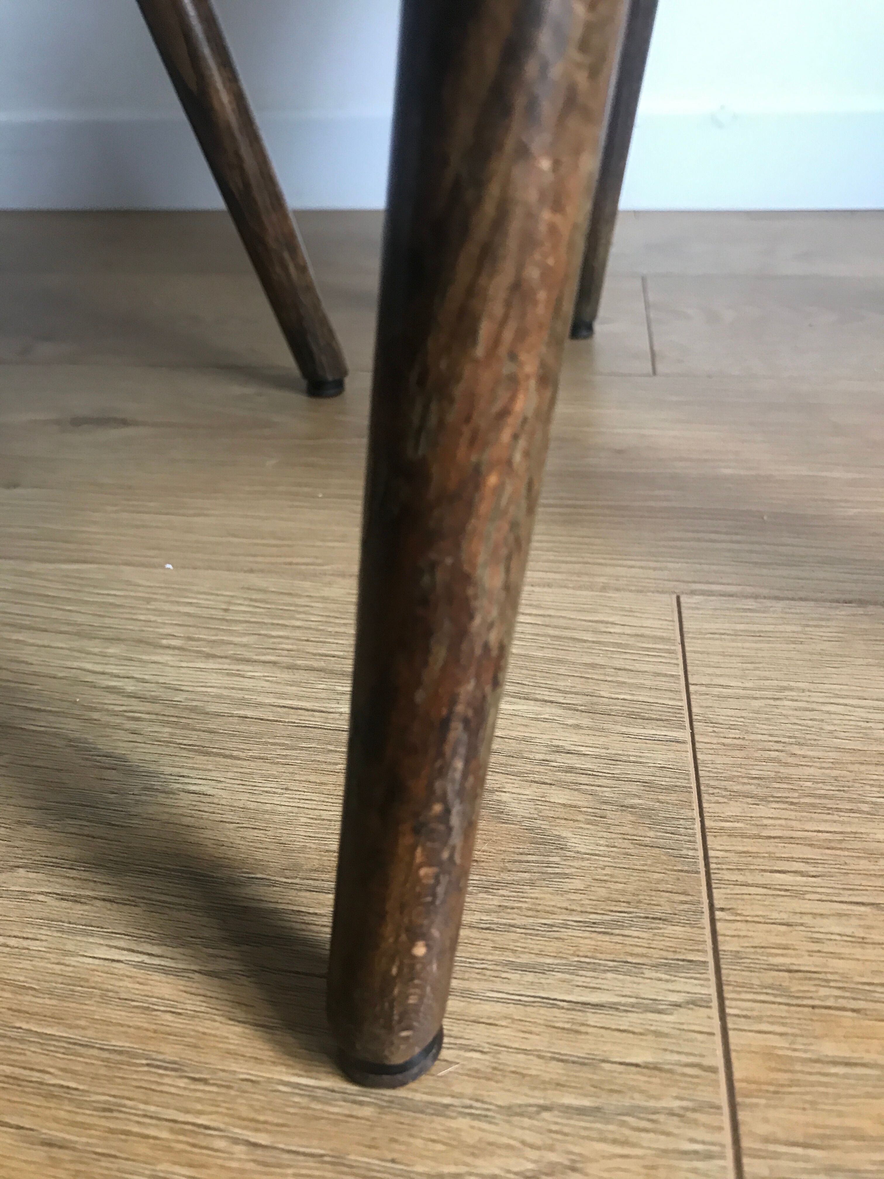 Pair of bistro chairs "rustic" model of baumann called "ant"