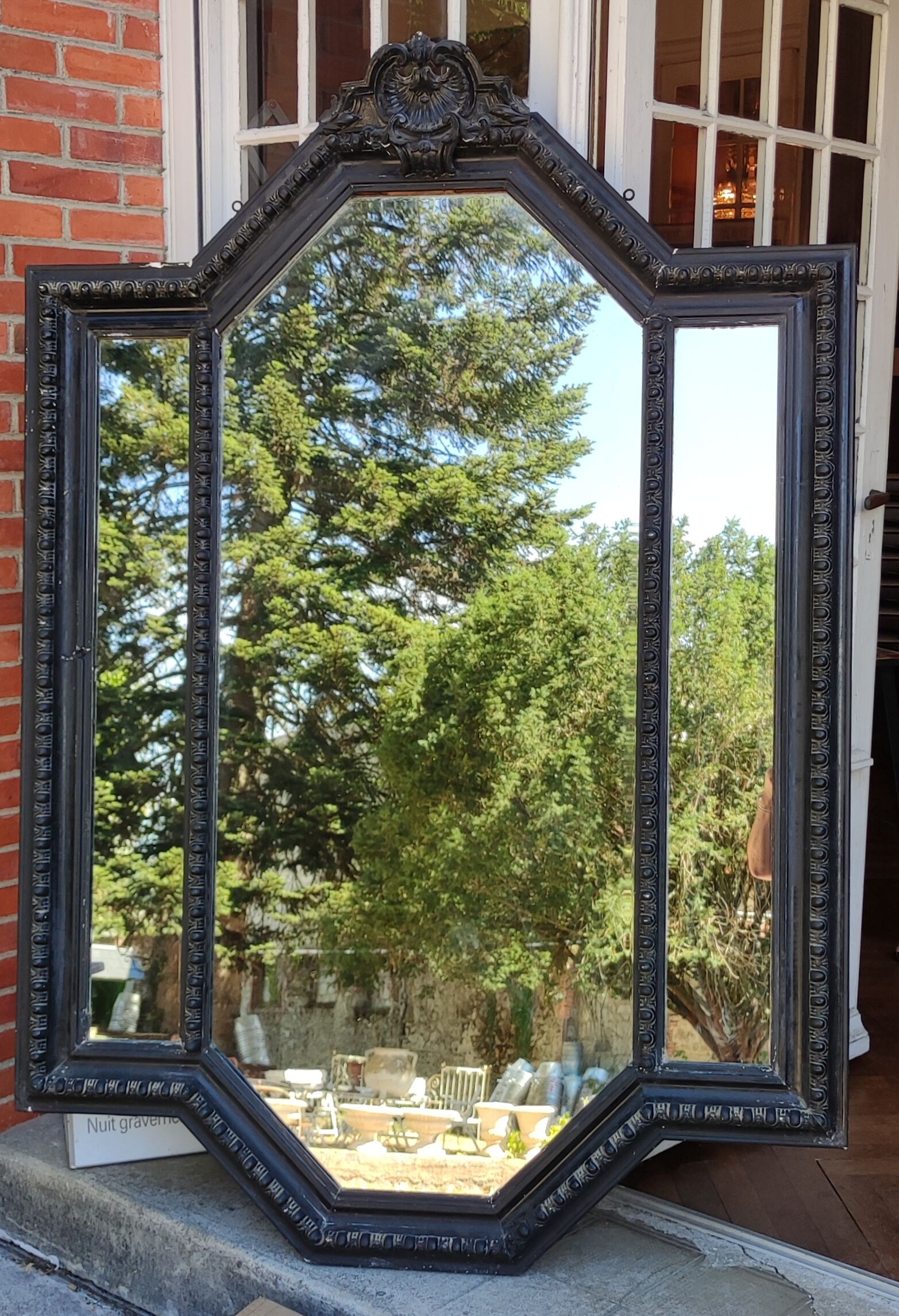 Mirror closed screen 122x176cm