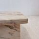 Table basse ou d'appoint en marbre italien, années 1980