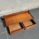 Kai Kristiansen teak wall shelf with drawers, Kaagaards Møbelfabrik, 1960s