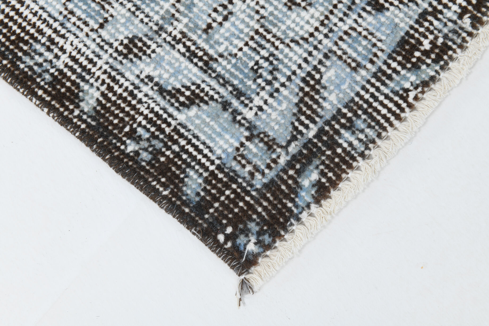 5x8 faded blue handmade turkish rug 260x150cm