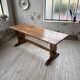 Monastery-style farmhouse table, pine, 210cm
