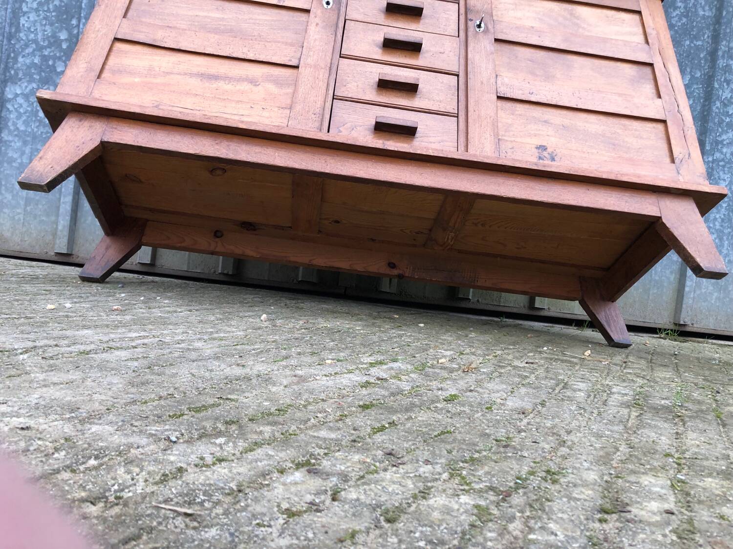 Vintage René Gabriel oak sideboard