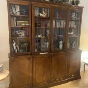 Display cabinet/bookcase, english style, second half of the 20th century