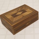 Straw marquetry box