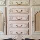 Louis XV style buffet in solid cherry wood, renovated.