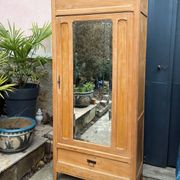 Armoire parisienne art déco miroir biseauté 1920