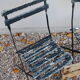 Suite de chaises pliante de bistrot