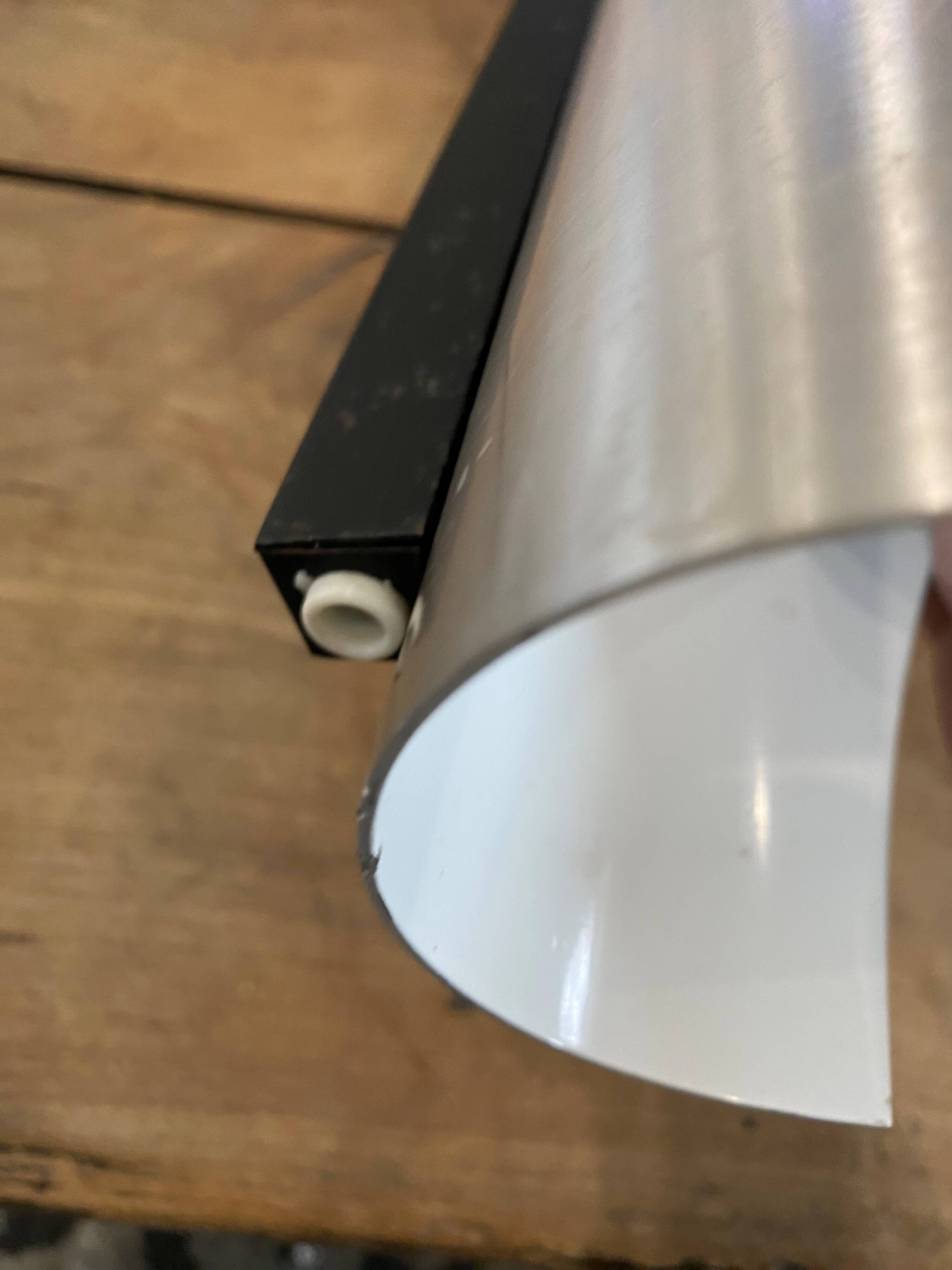 Wall lamp n1 Sconce Fuga XXL 60cm Aluminum Raak Komulainen 1970