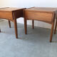 Pair of wooden bedside tables, circa 1950
