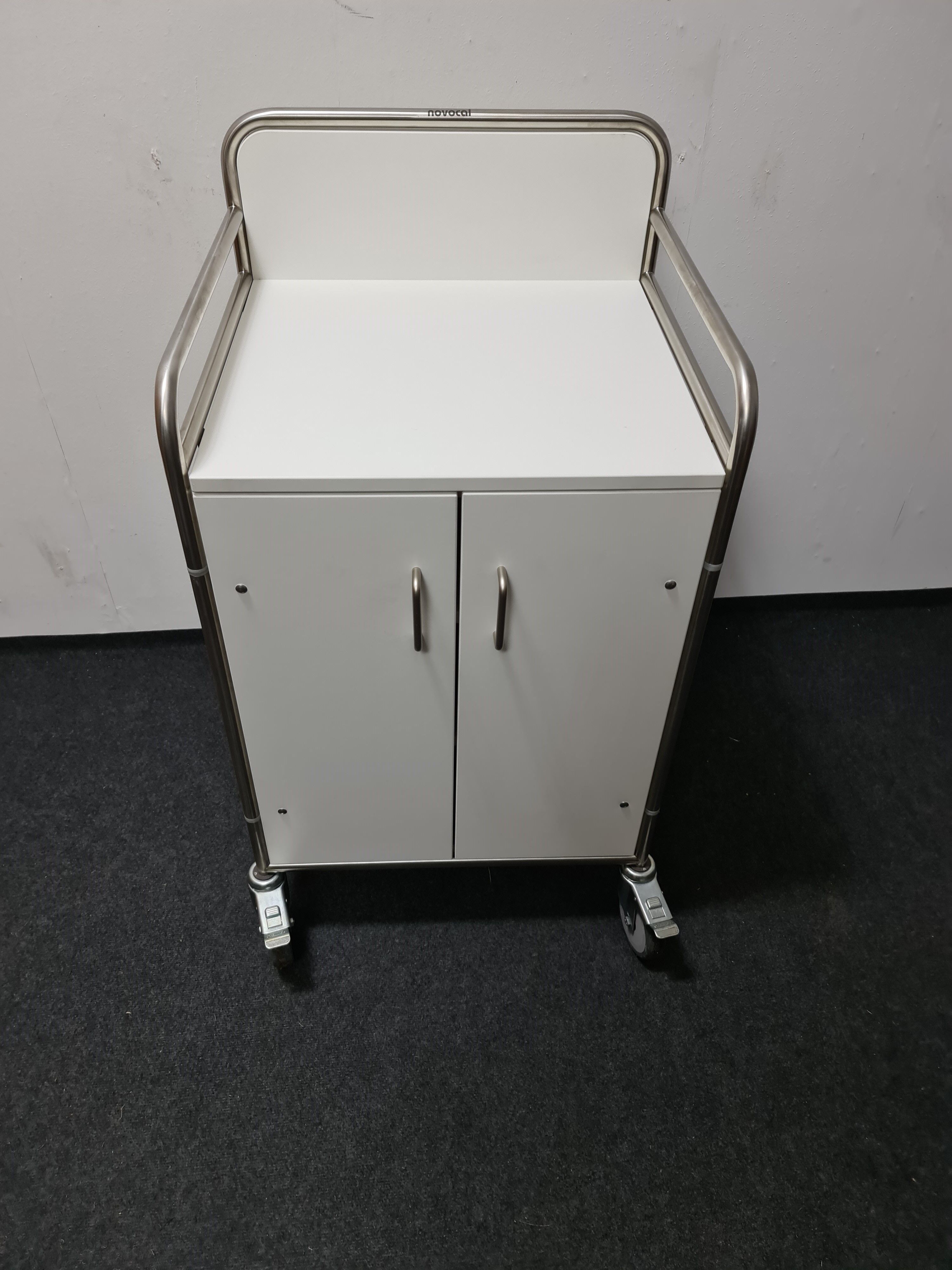 Vintage the 80s Novocel medical trolley