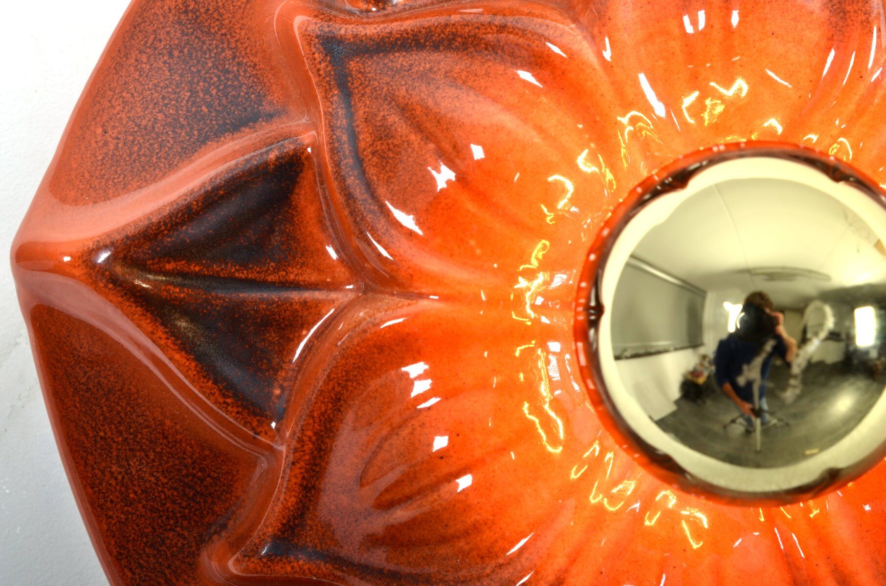 Applique murale en céramique de Honsel 1970s