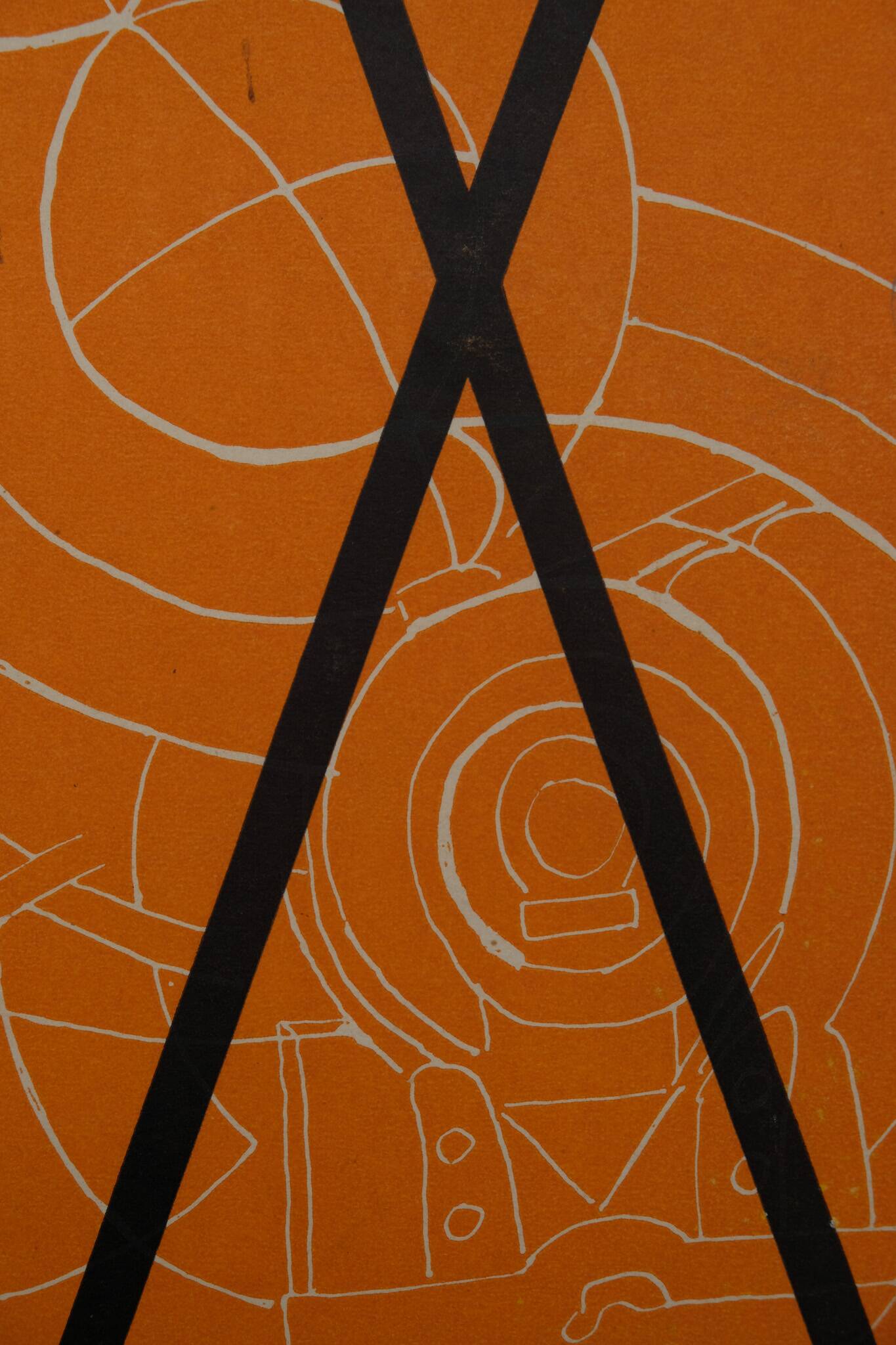 Robert delaunay: the iron lady - original lithograph