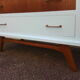 Vintage chest of drawers compass feet 1950