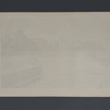 Lithograph by Henri Rivière Parisian Landscapes - The Institute and the City