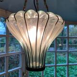 Blown glass lantern