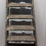 Old wooden painter's stepladder